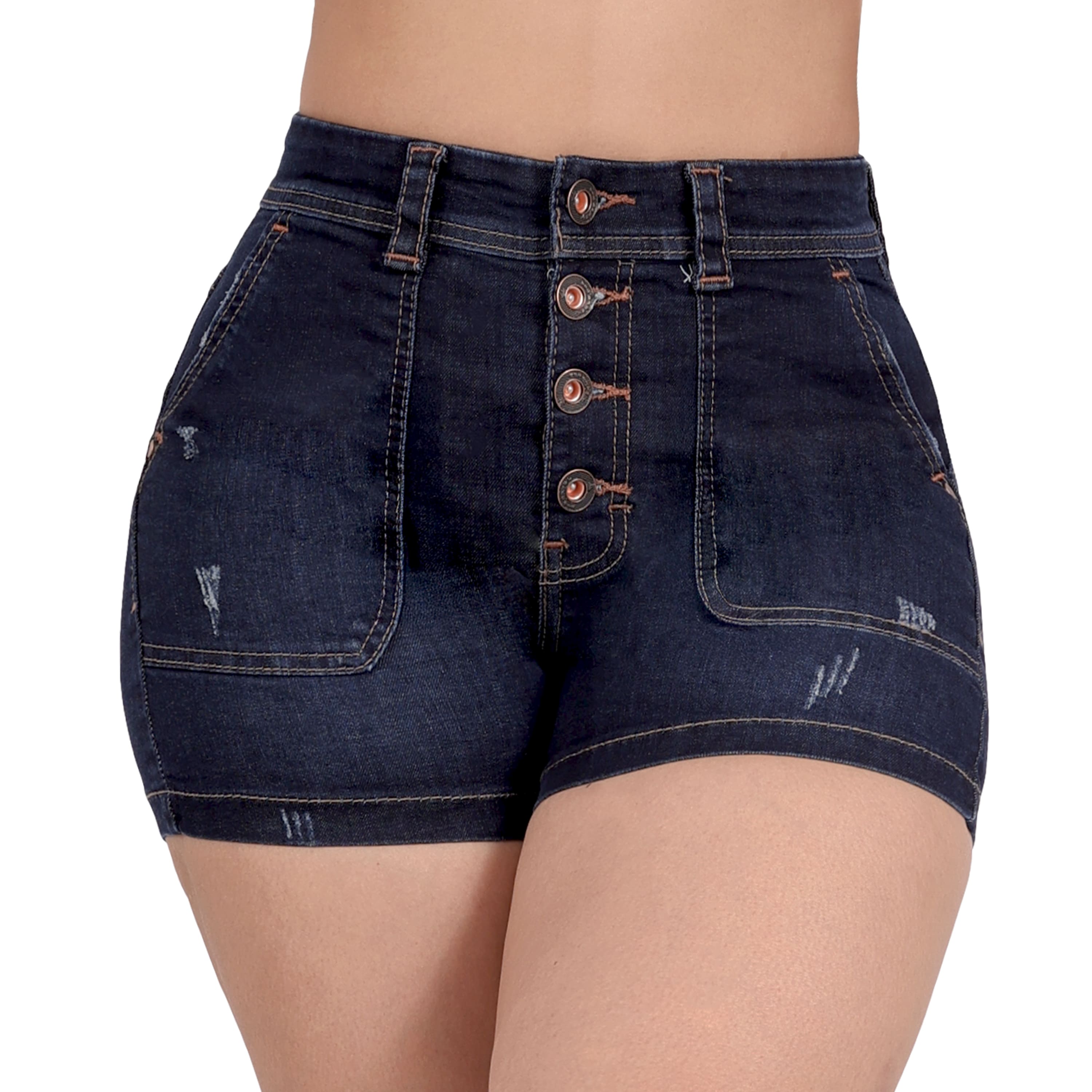 Foto 1 | Short Mujer Mezclilla Dama Colombiano Linea Premium Sea Brazil