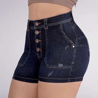 Foto 2 | Short Mujer Mezclilla Dama Colombiano Linea Premium Sea Brazil