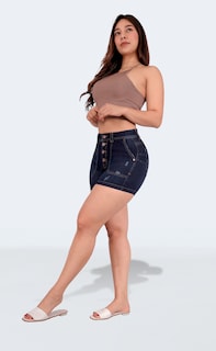 Foto 5 | Short Mujer Mezclilla Dama Colombiano Linea Premium Sea Brazil
