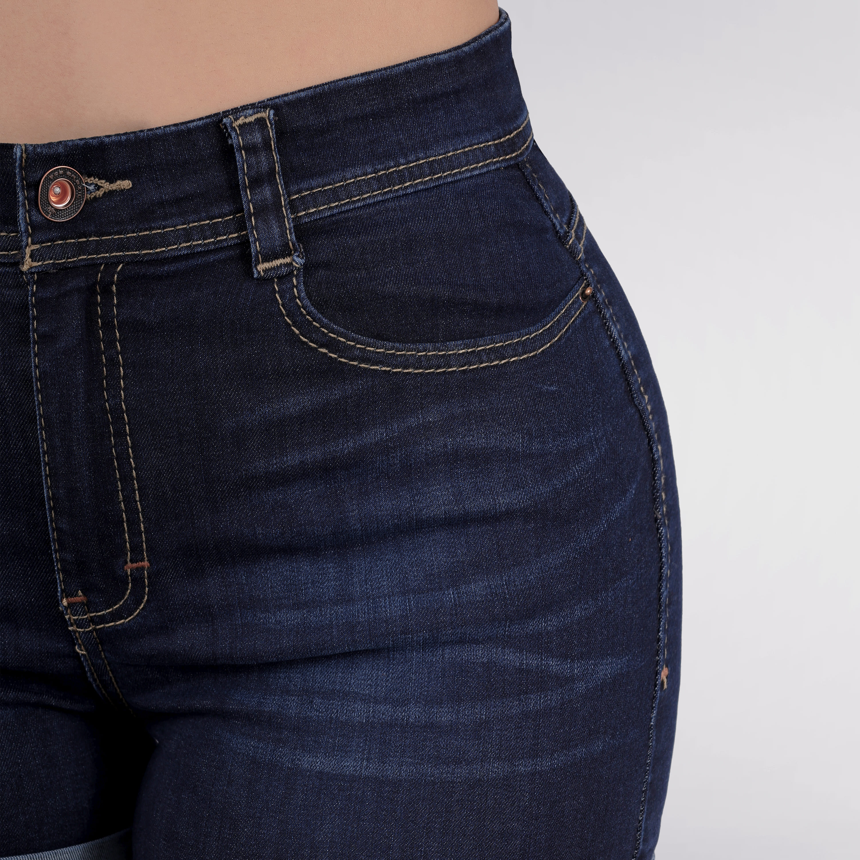 Foto 5 pulgar | Short Mujer Mezclilla Dama Colombiano Linea Premium Sea Brazil