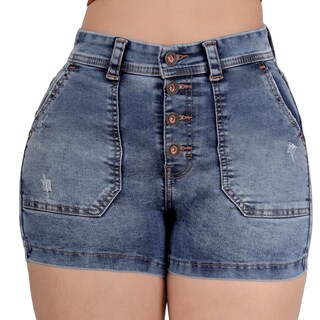 Foto 1 | Short Mujer Mezclilla Dama Colombiano Linea Premium Sea Brazil