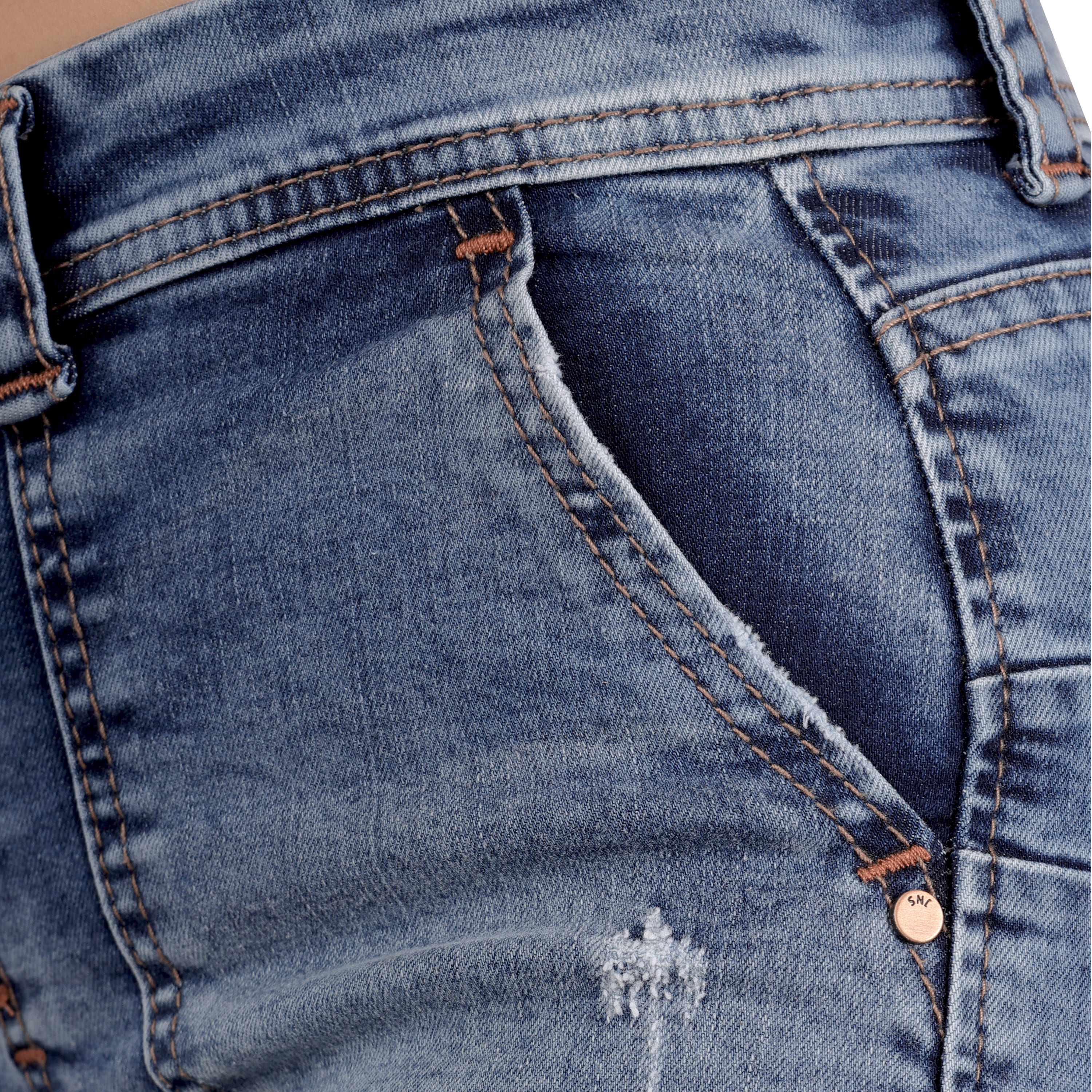 Foto 3 | Short Mujer Mezclilla Dama Colombiano Linea Premium Sea Brazil