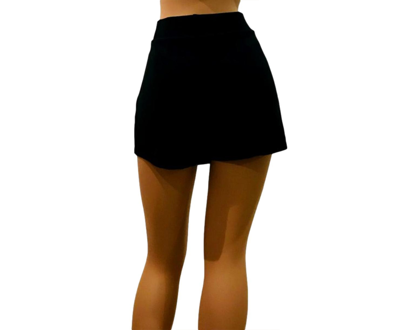 Foto 6 pulgar | Falda Mini Kosauki Moda FASHKO Stretch color Negro