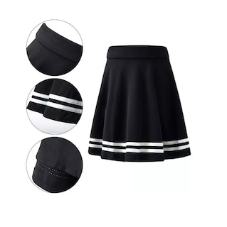 Foto 5 | Falda de Cintura Ajustable Belug color Negro