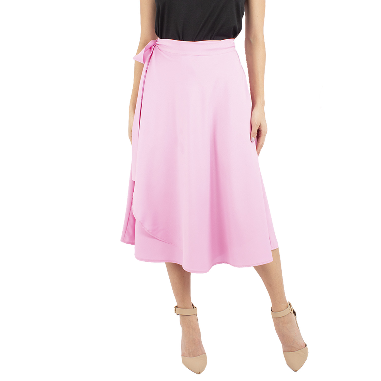 Falda Amad color Rosa para Mujer