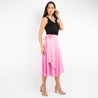 Foto 2 | Falda Amad color Rosa para Mujer