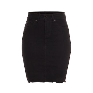 Foto 2 | Falda de Mezclilla 3/4 Pineda Jeans Negra para Mujer
