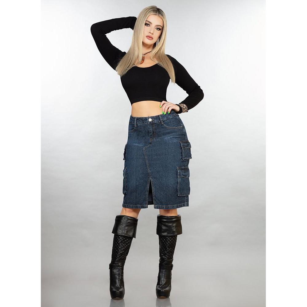 Foto 1 | Jeans Savi Azules para Mujer