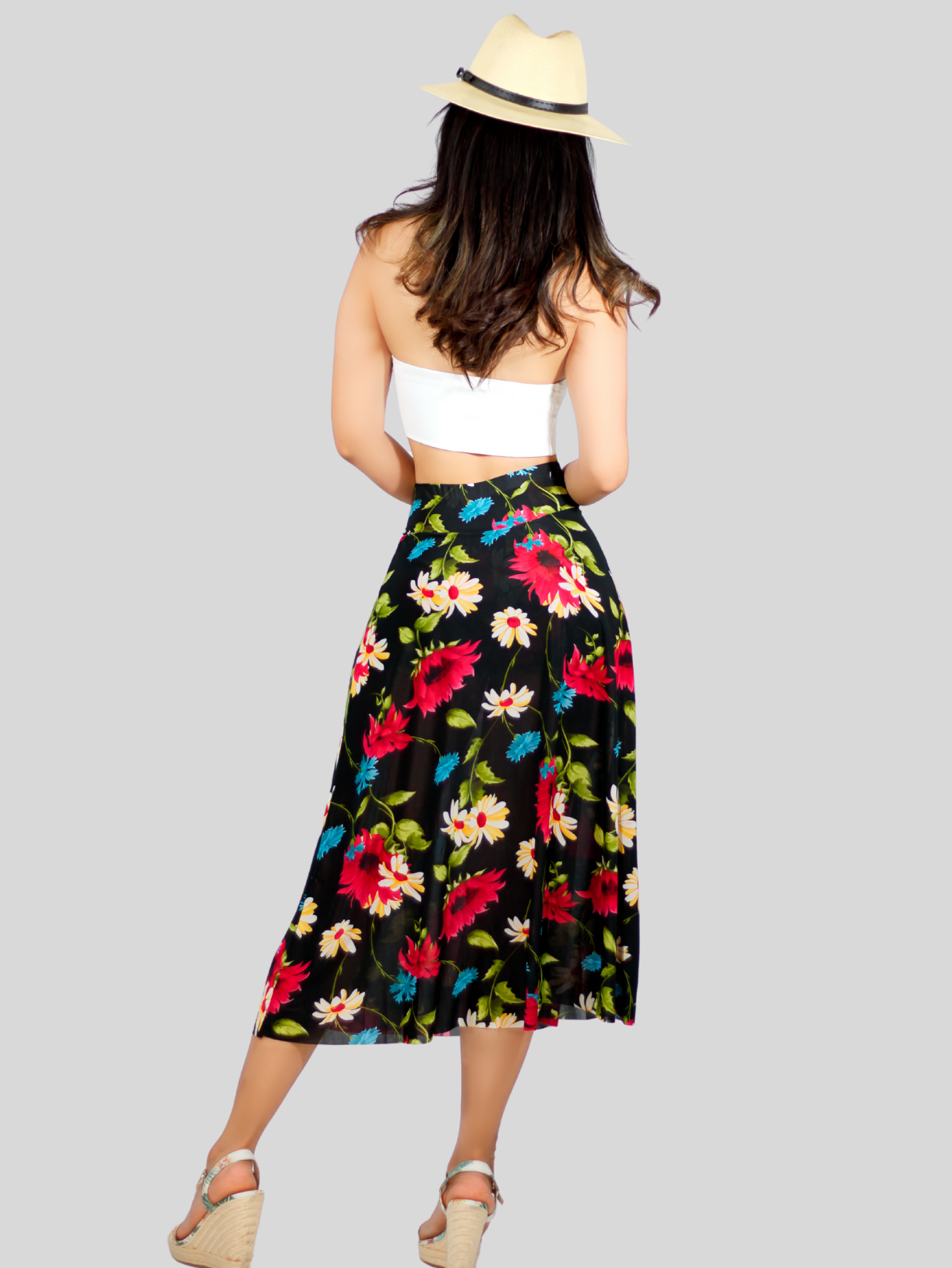 Foto 5 pulgar | Short Falda Fald-1001 con Estampados para Mujer