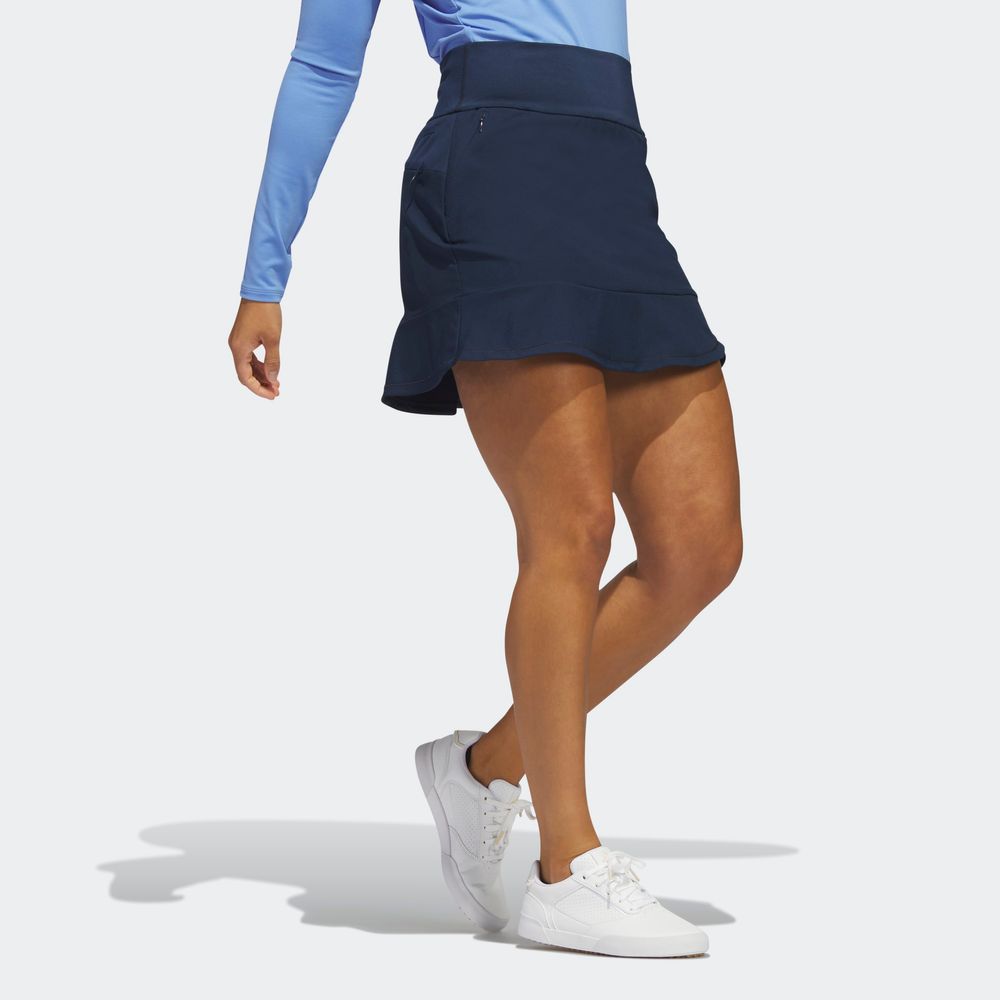Foto 6 pulgar | Short Falda Adidas Performance Azul para Mujer