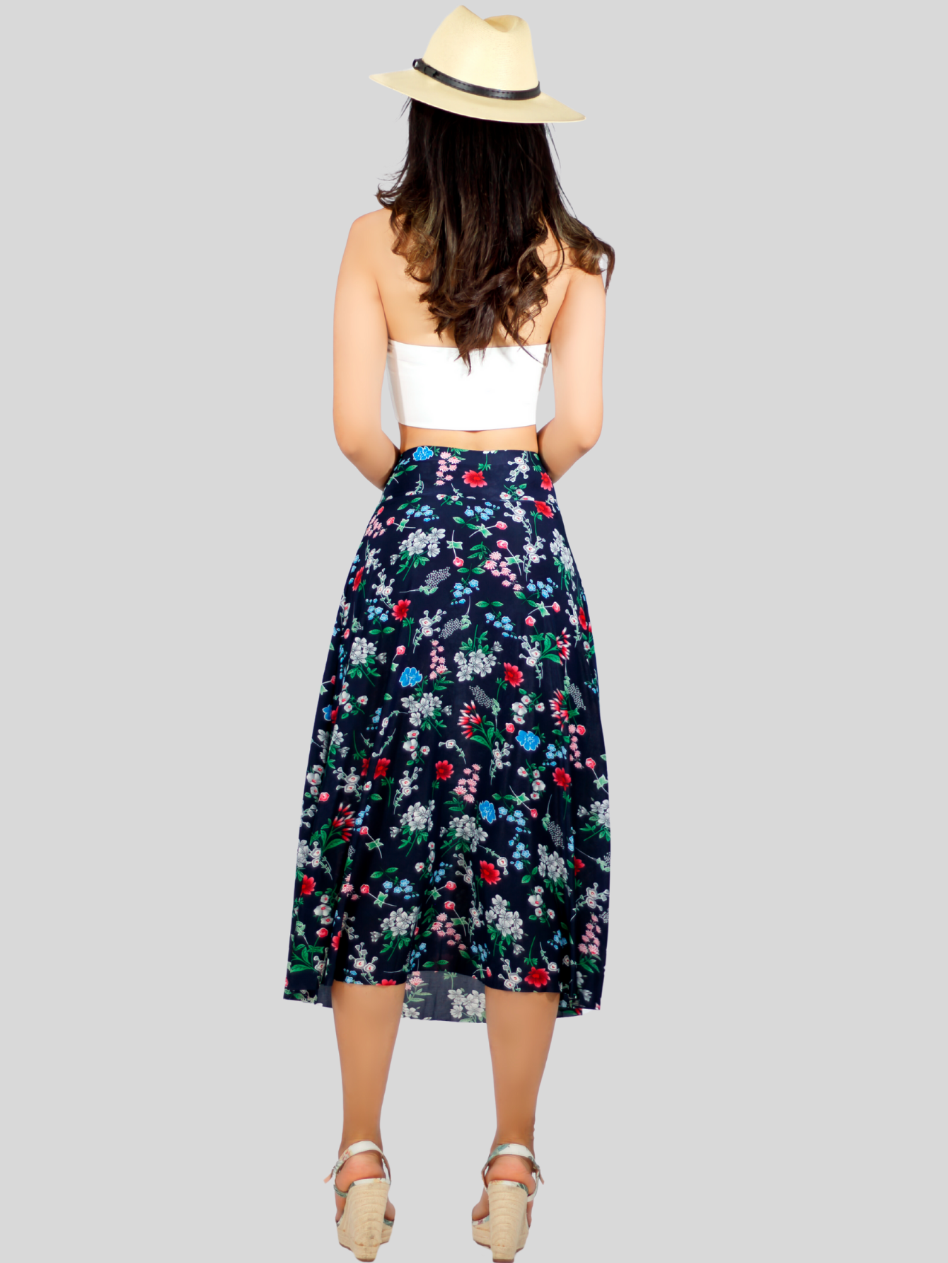 Foto 3 | Falda Short Fald-1001 Midi con Estampados para Mujer