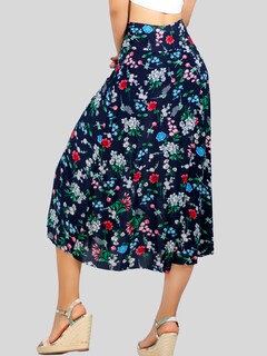 Foto 6 | Falda Short Fald-1001 Midi con Estampados para Mujer