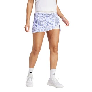 Foto 2 | Falda De Tenis Club Estampada Adidas Blanco Mujer