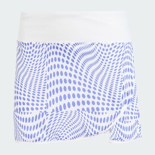 Foto 3 | Falda De Tenis Club Estampada Adidas Blanco Mujer