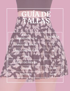 Foto 8 | Falda Short De Mujer Casual Fald-1004 De Estampado Floral