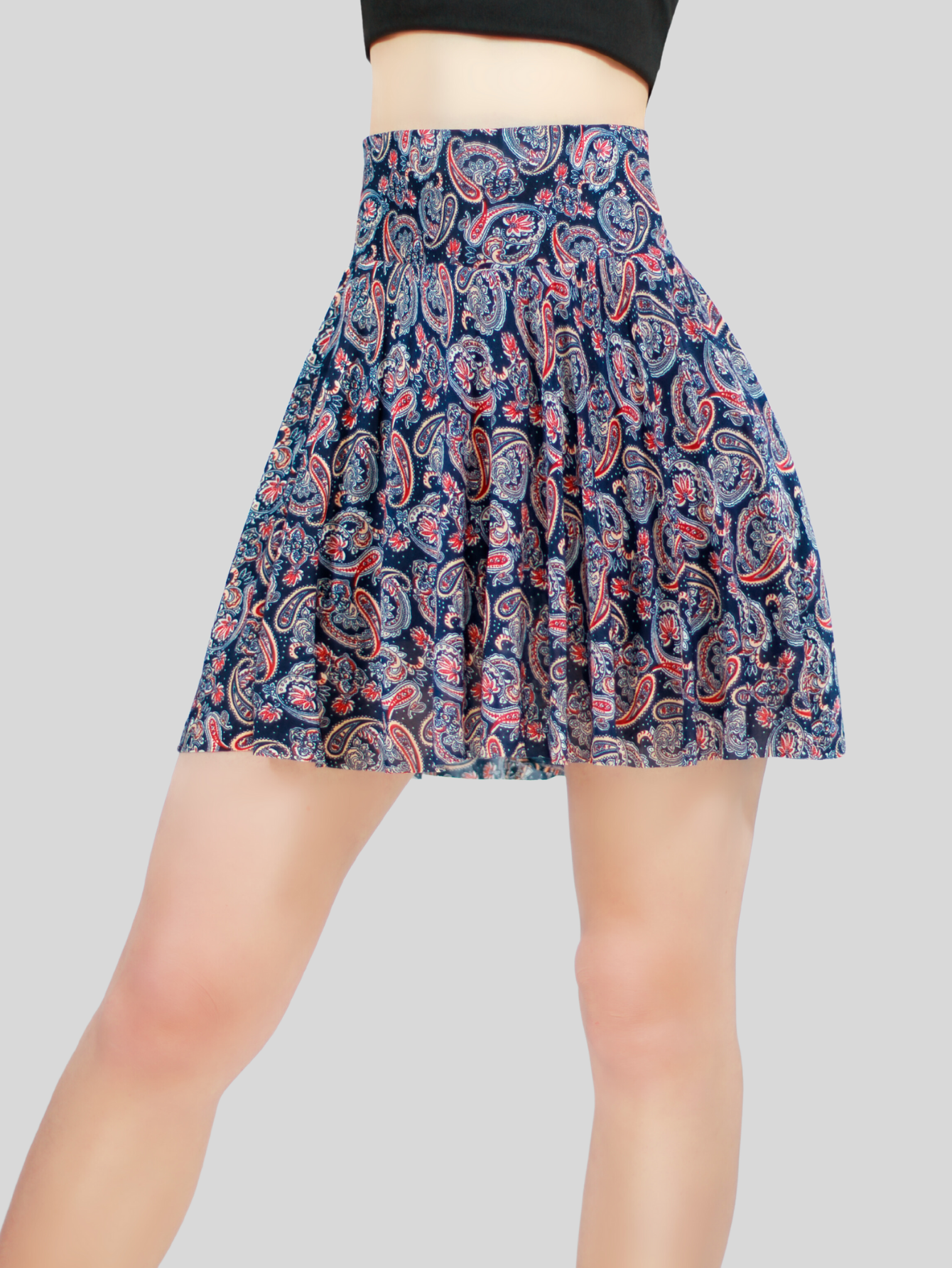 Foto 7 pulgar | Falda Short De Mujer Casual Fald-1004 De Estampado Floral