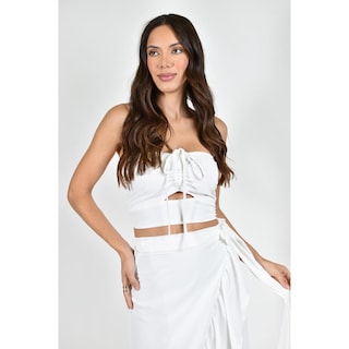 Foto 5 | Set Asimetrico 2 Piezas Roman Fashion /juvenil, 9304 (blanco) Blanco