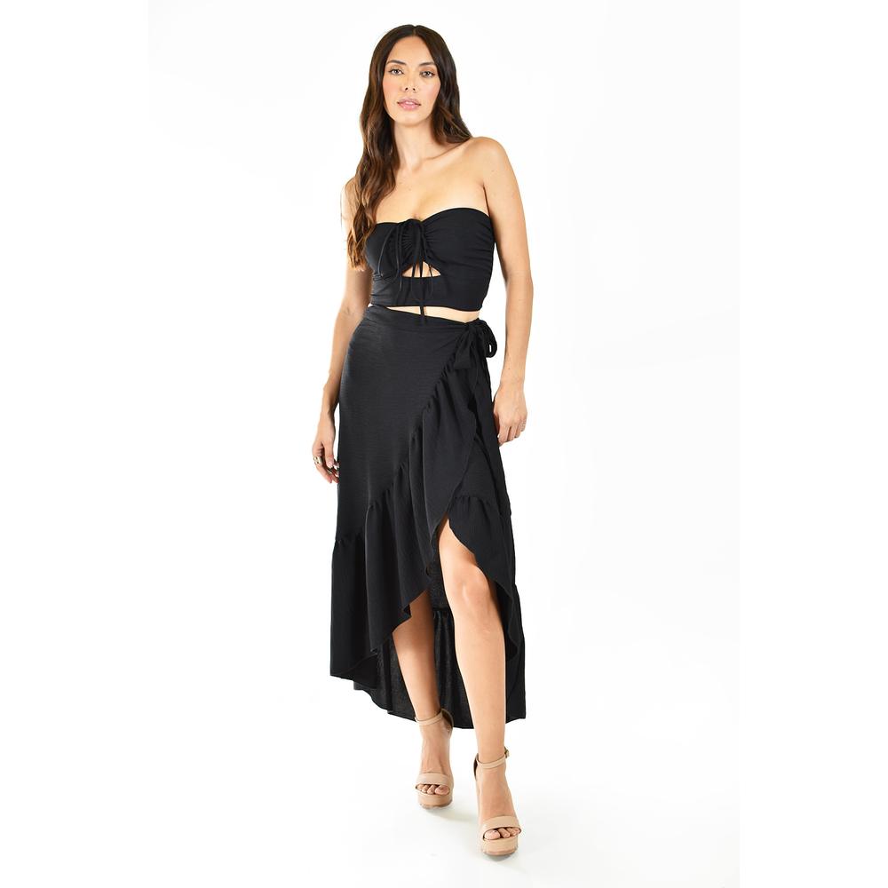 Foto 1 | Set Asimetrico 2 Piezas Roman Fashion /juvenil, 9304 (negro) Negro