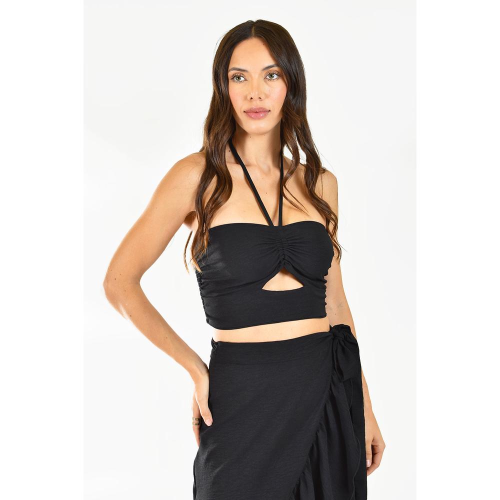 Foto 4 | Set Asimetrico 2 Piezas Roman Fashion /juvenil, 9304 (negro) Negro
