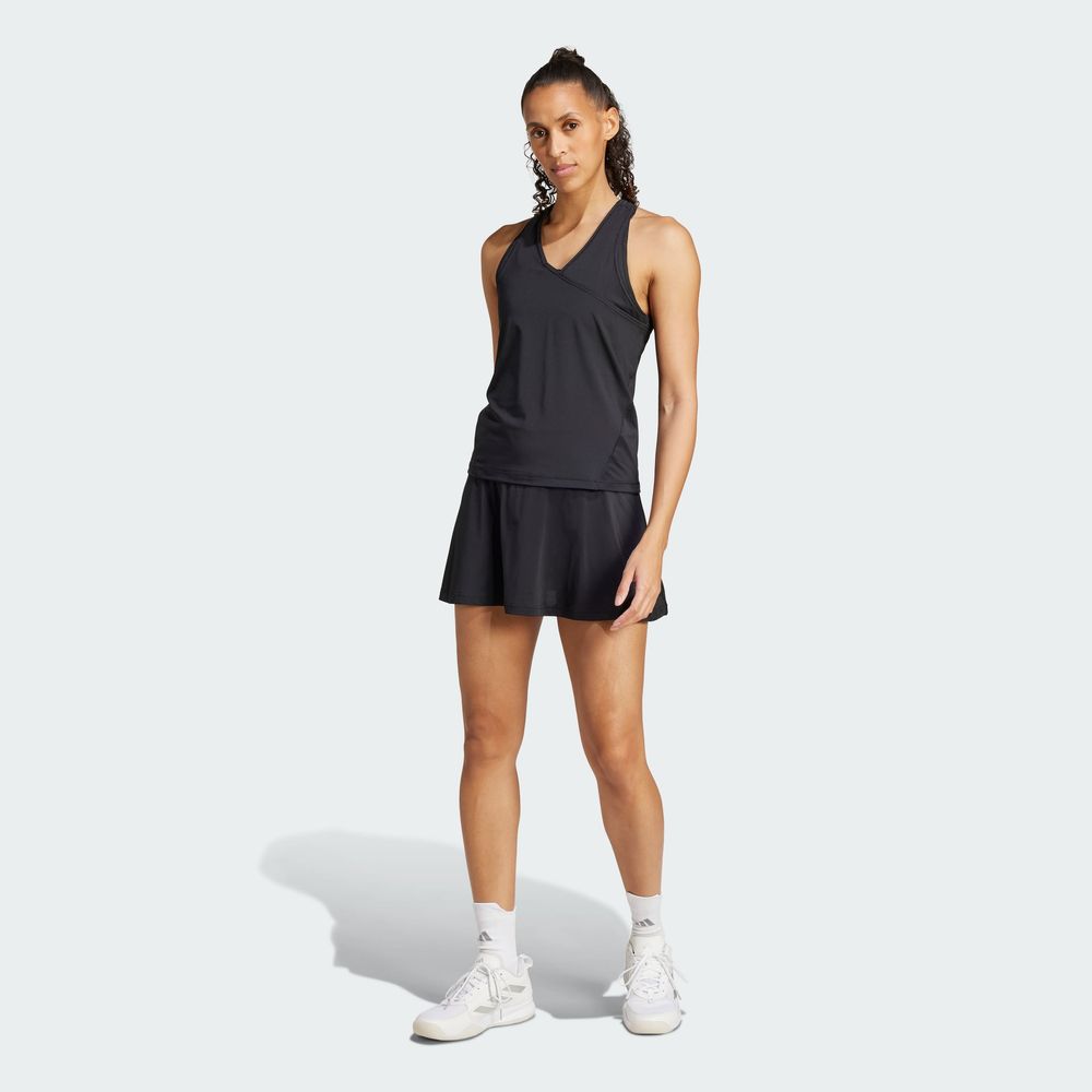 Foto 7 pulgar | Falda De Tenis Club Climacool Adidas Negro Mujer