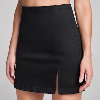 Foto 3 | Falda Corta Mezclilla Mujer Push Up Seven Jeans
