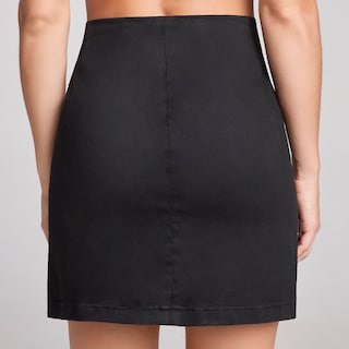 Foto 4 | Falda Corta Mezclilla Mujer Push Up Seven Jeans