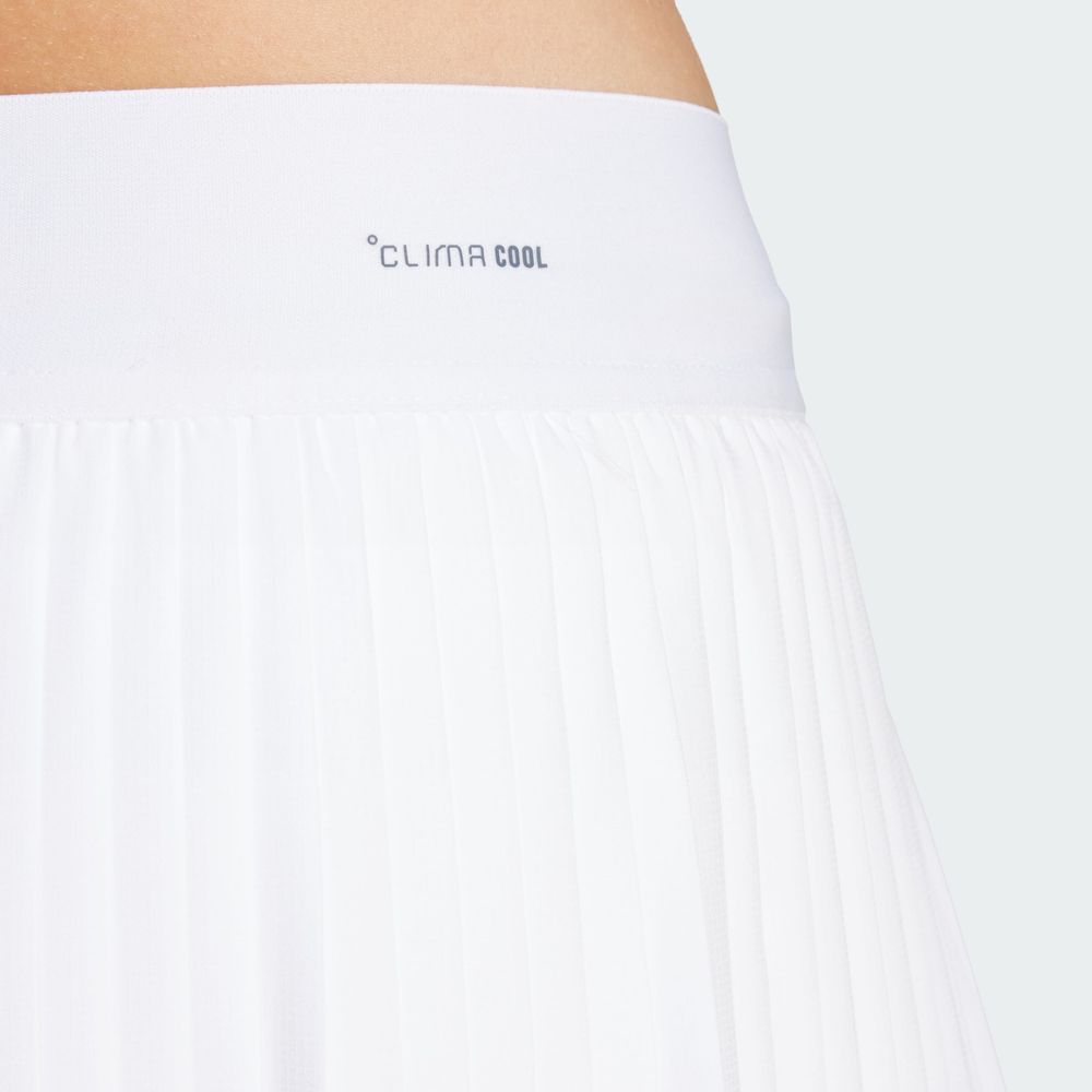 Foto 8 pulgar | Club Pleatskirt Adidas Blanco Mujer