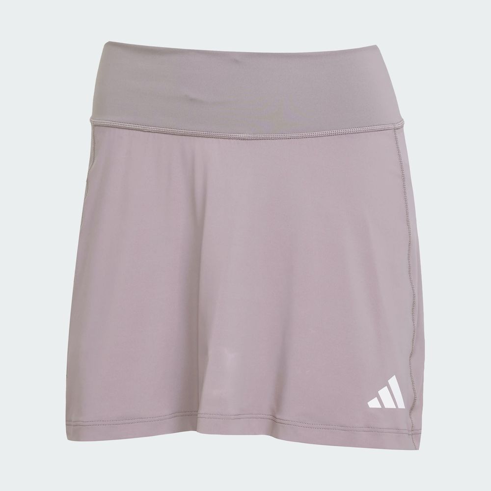 Foto 4 pulgar | Falda Con Shorts Integrados Optime Adidas Gris Mujer