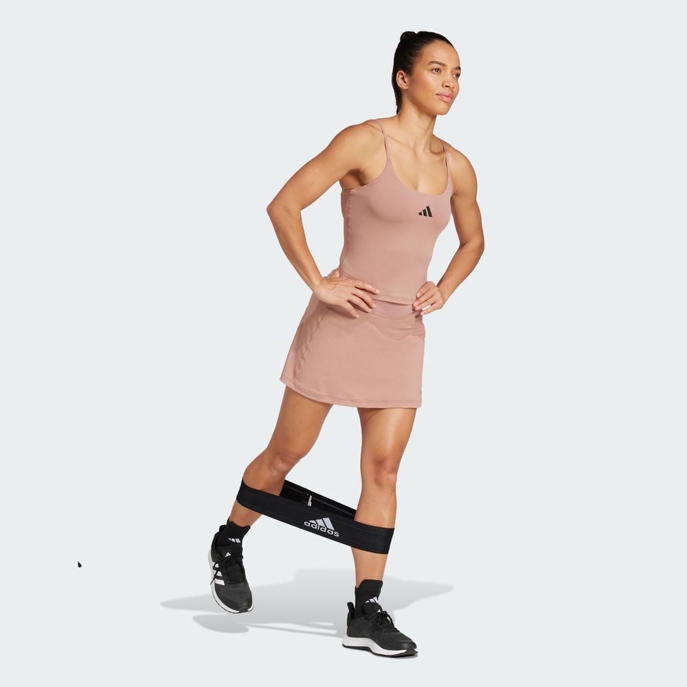 Foto 6 pulgar | Falda Con Shorts Integrados Optime Adidas Rosa Mujer