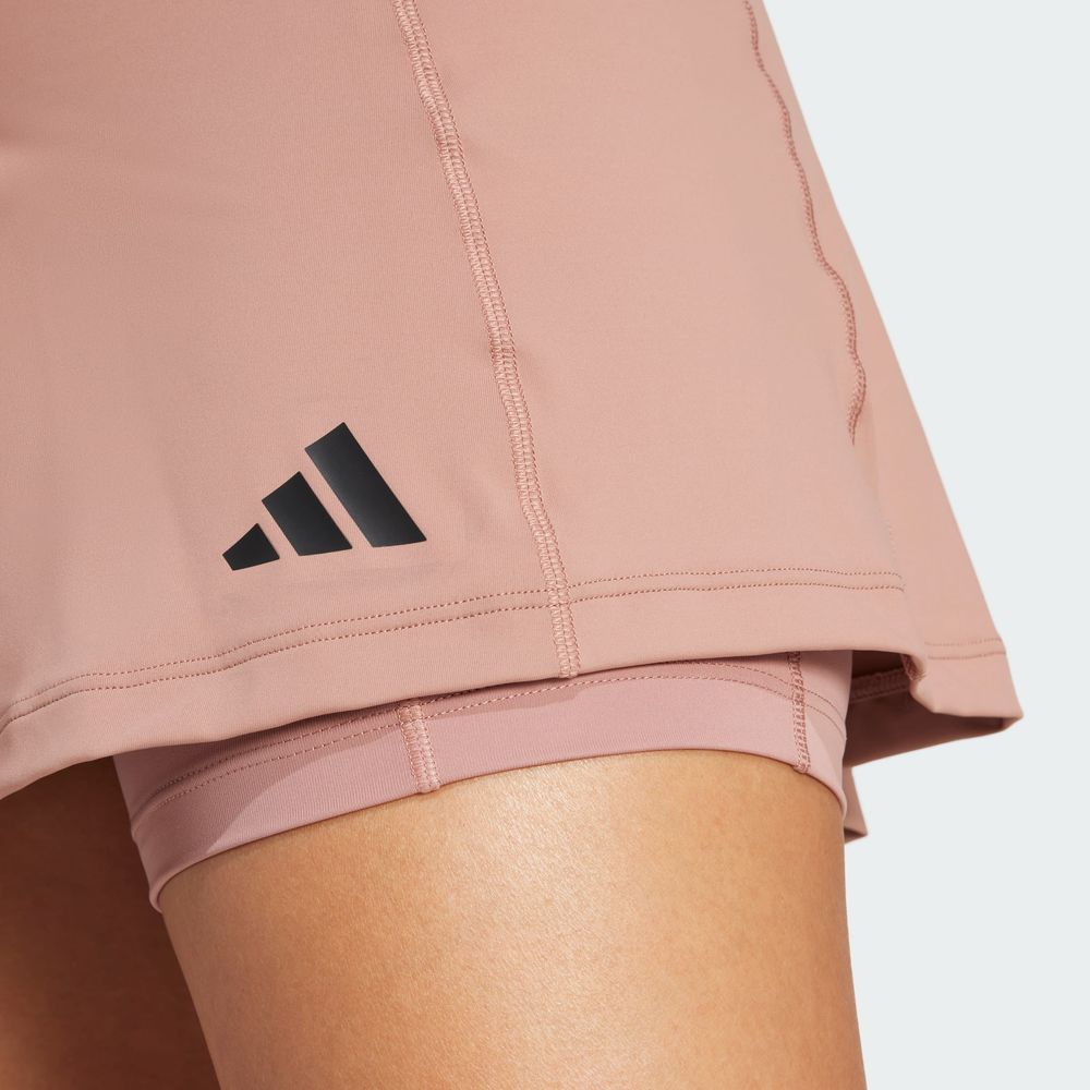 Foto 7 | Falda Con Shorts Integrados Optime Adidas Rosa Mujer