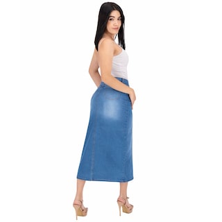 Foto 4 | Falda Larga Britos Jeans Mujer Mezclilla 025511