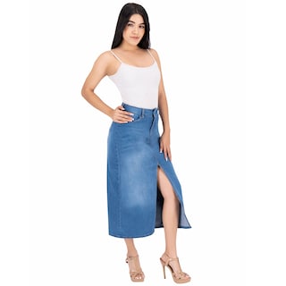 Foto 5 | Falda Larga Britos Jeans Mujer Mezclilla 025511