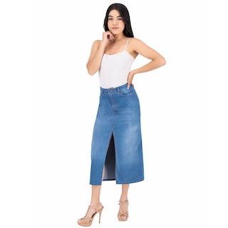 Foto 6 | Falda Larga Britos Jeans Mujer Mezclilla 025511