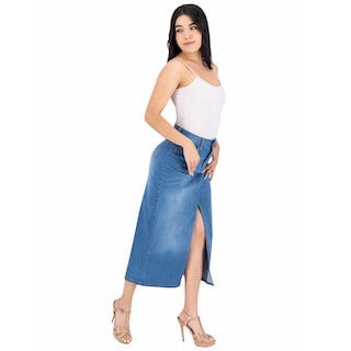 Foto 7 | Falda Larga Britos Jeans Mujer Mezclilla 025511
