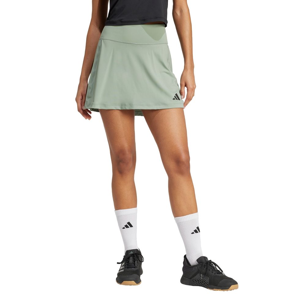 Foto 2 pulgar | Optime Skort Adidas Verde Mujer