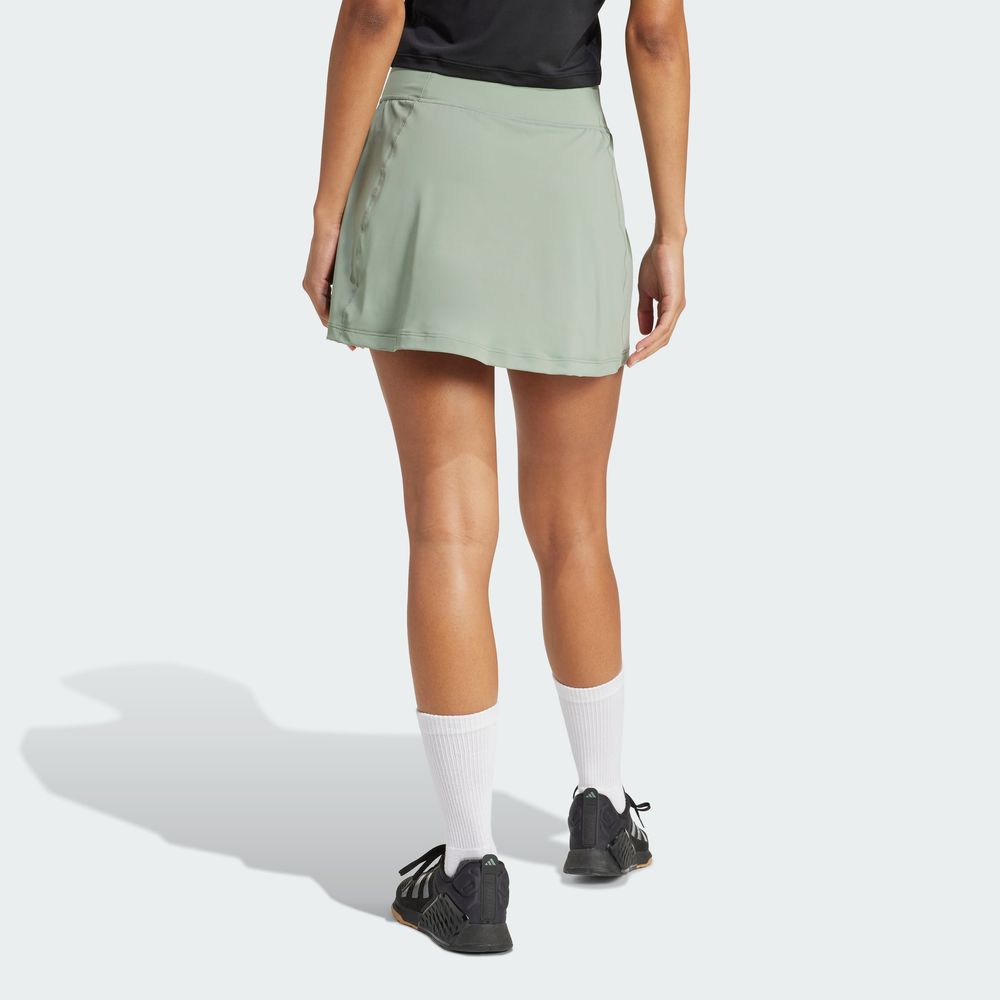Foto 3 pulgar | Optime Skort Adidas Verde Mujer