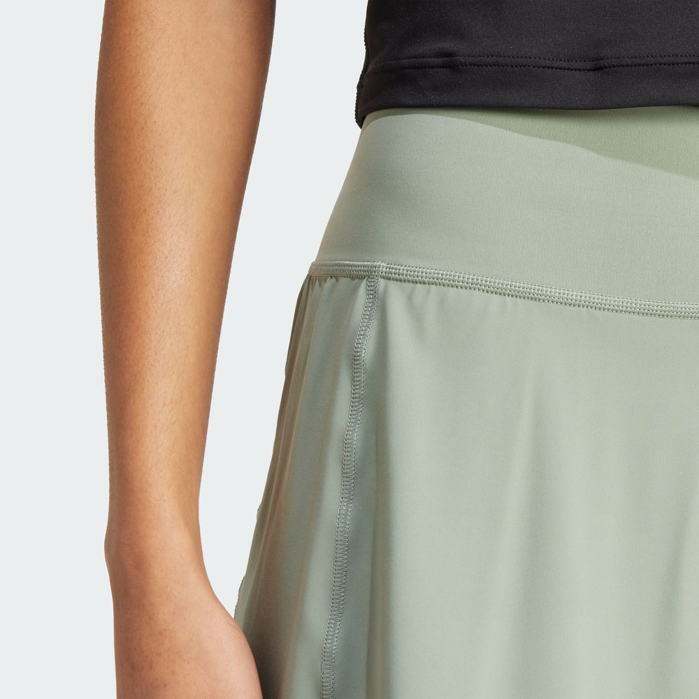 Foto 5 pulgar | Optime Skort Adidas Verde Mujer