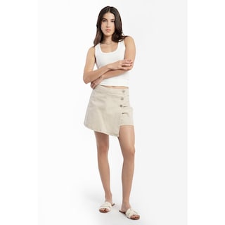 Foto 1 | Short Falda Asimetrico /juvenil, 6972 (beige) Beige