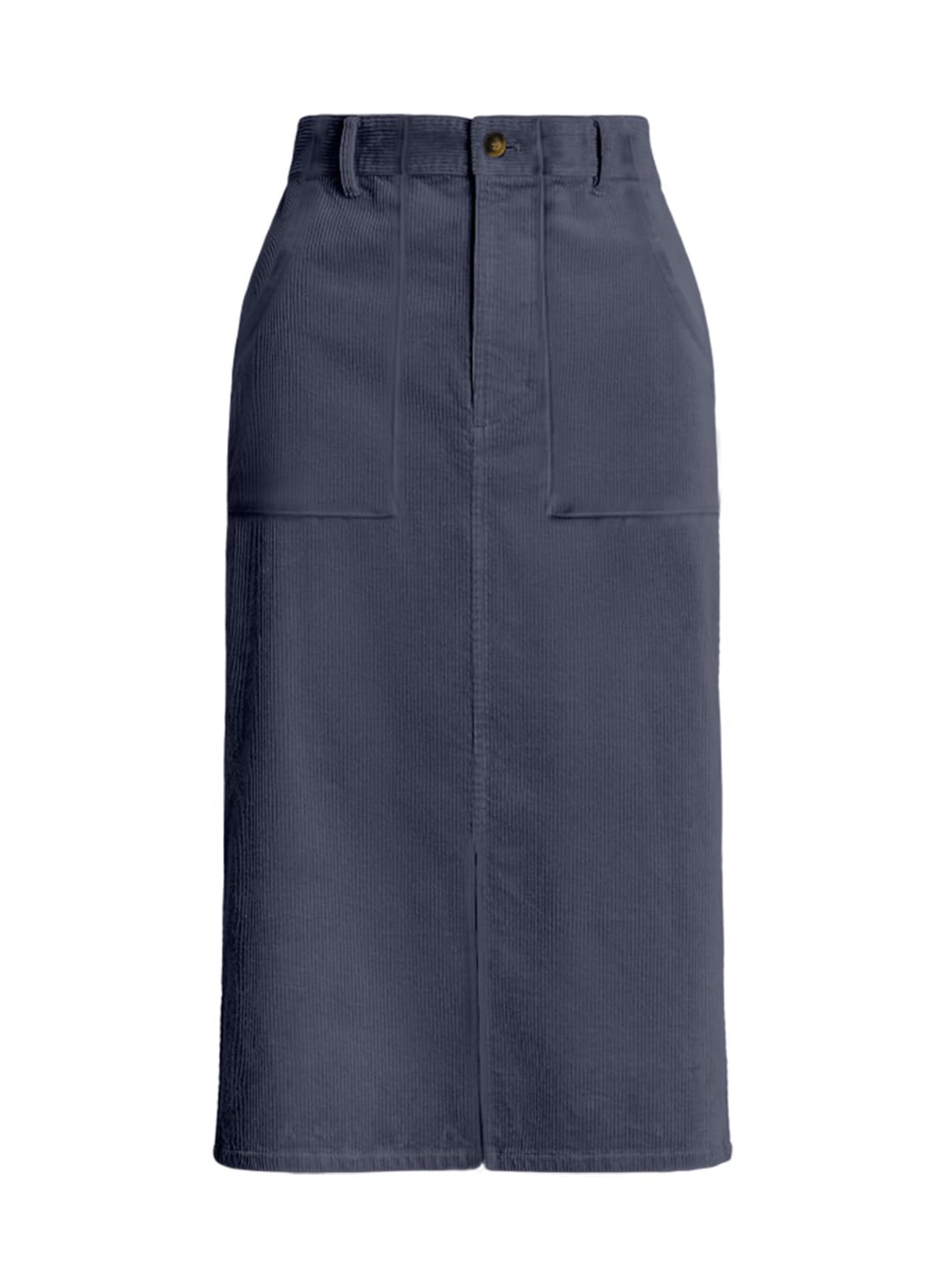 Foto 2 pulgar | Falda Happy Sailed Corduroy A Line De Cintura Alta Para Mujer - Venta Internacional.