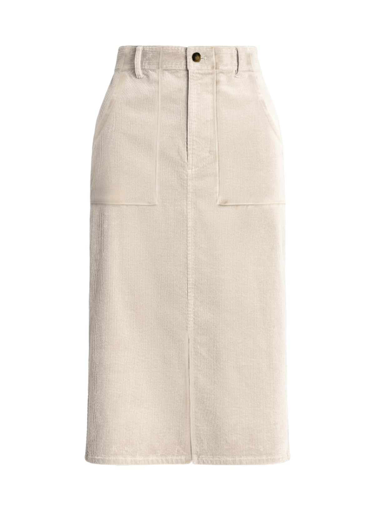 Foto 2 pulgar | Falda Happy Sailed Corduroy A Line De Cintura Alta Para Mujer - Venta Internacional.