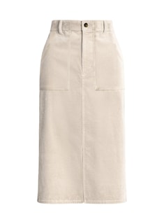 Foto 1 | Falda Happy Sailed Corduroy A Line De Cintura Alta Para Mujer - Venta Internacional.
