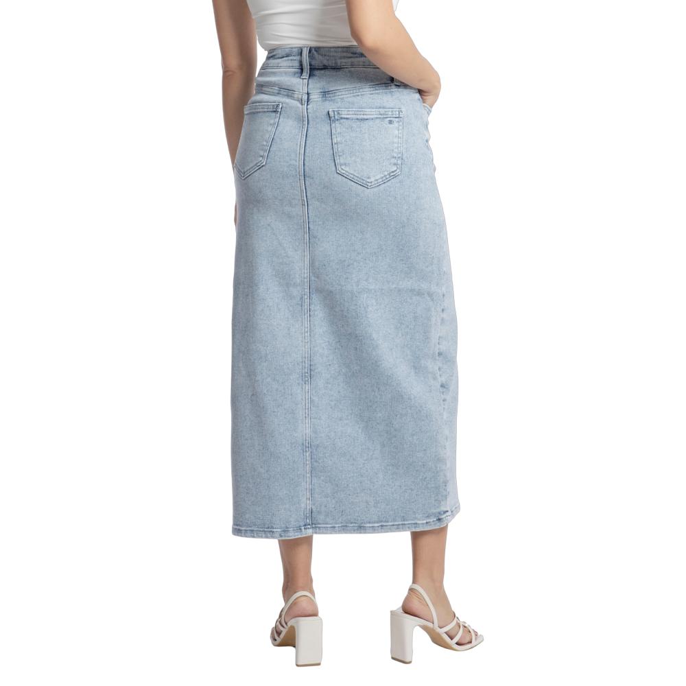 Foto 2 | Falda Midi Mujer Balam Bl6998 Azul