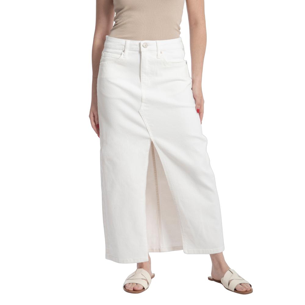 Foto 2 pulgar | Falda Midi Mujer Balam Bl6996 Blanco