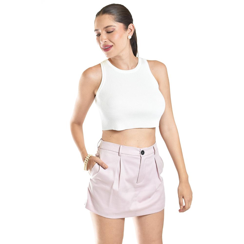 Foto 5 pulgar | Short Falda De Vestir Roman Fashion /juvenil, 950 (rosa) Rosa
