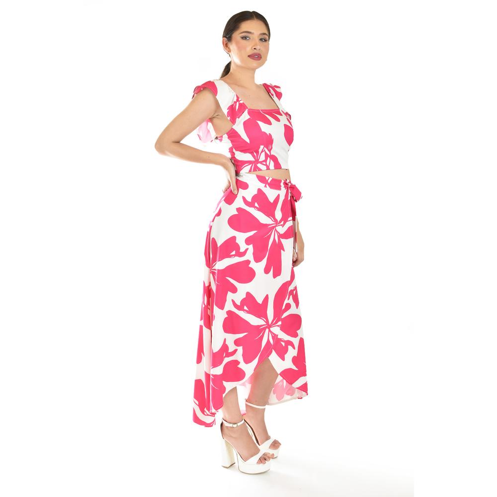 Foto 2 | Set Estampado Floral Roman Fashion /juvenil, 690 (fiusha Flor) Fucsia