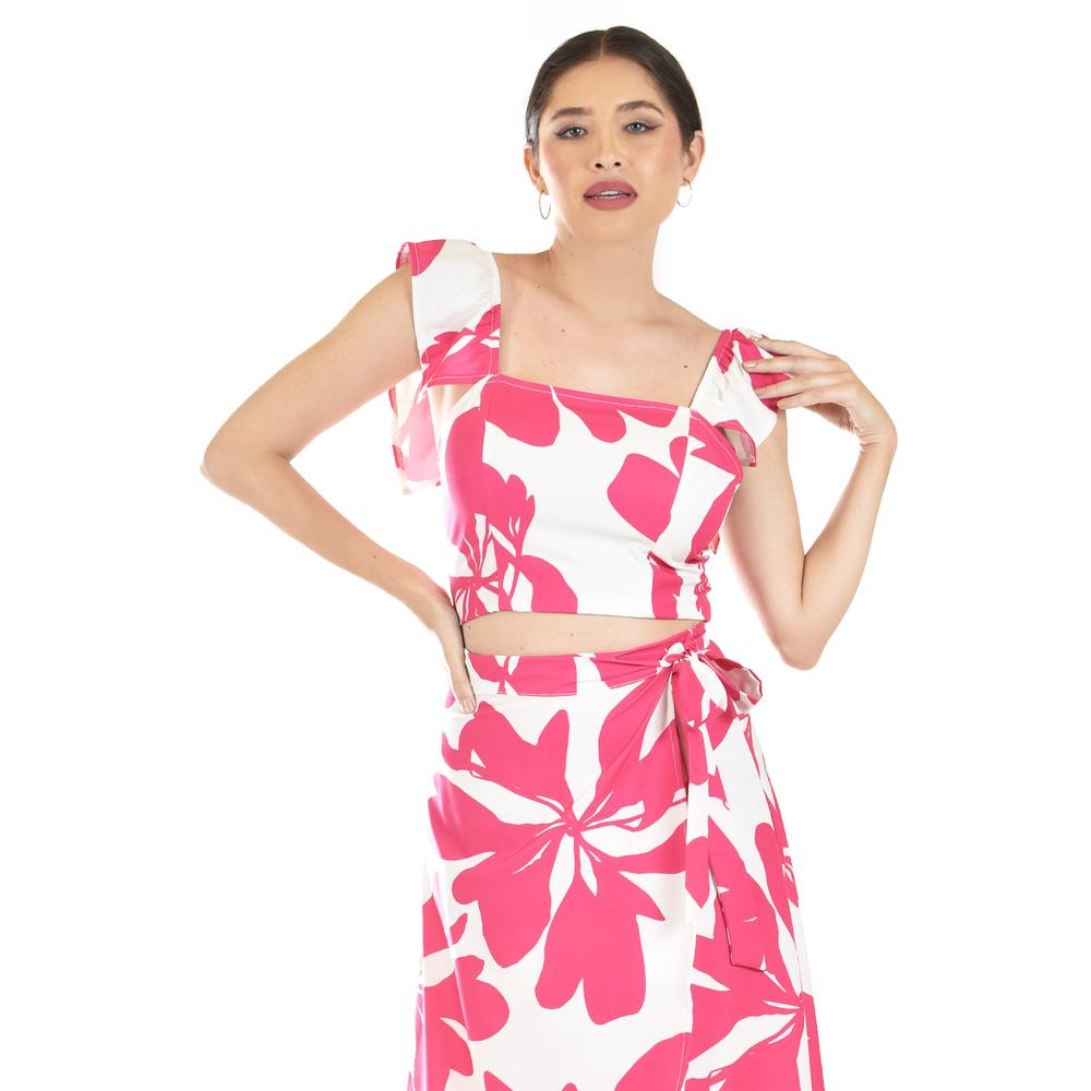 Foto 5 pulgar | Set Estampado Floral Roman Fashion /juvenil, 690 (fiusha Flor) Fucsia