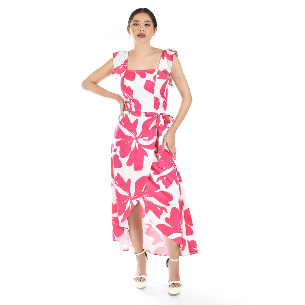 Foto 6 pulgar | Set Estampado Floral Roman Fashion /juvenil, 690 (fiusha Flor) Fucsia