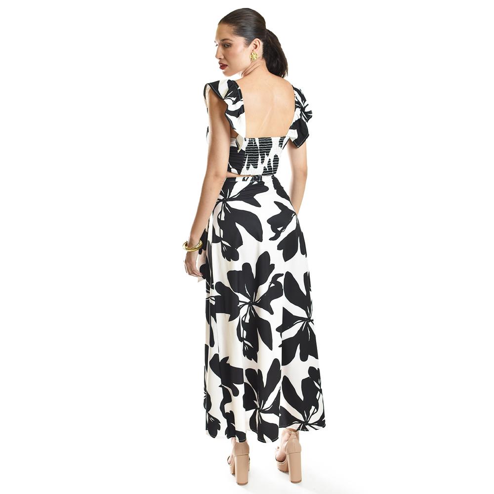 Foto 3 | Set Estampado Floral Roman Fashion /juvenil, 690 (negro Flor) Negro
