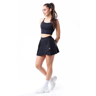 Foto 1 | Falda Deportiva Plisada Con Short /juvenil, 382 (negro) Negro