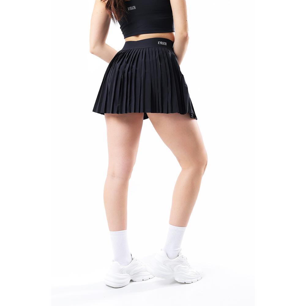 Foto 3 pulgar | Falda Deportiva Plisada Con Short /juvenil, 382 (negro) Negro